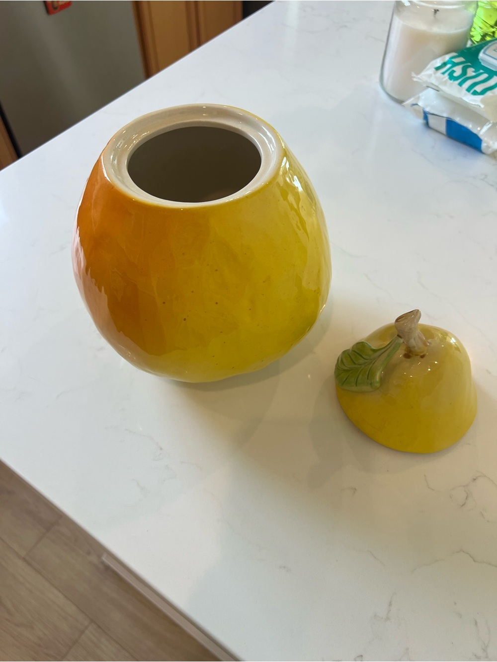 Anthropologie Holly & Pear Cookie Jar - Picture 8 of 9